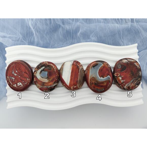 Warring States Red Agate Palm Stone - Picture 8 of 10